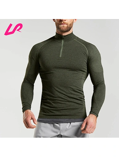 Maximize your workout performance with our half zip long sleeve top.