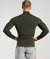 half zip long sleeve top